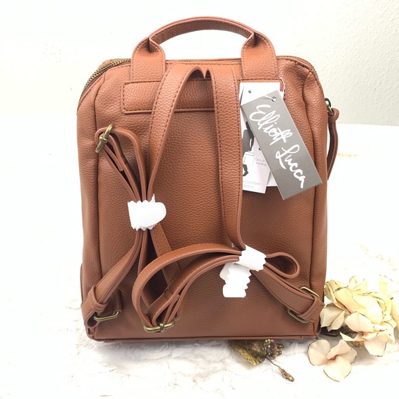 SOLD Elliott Lucca Brown Tobacco Garcia Backpack - Picture 2 of 8